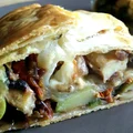 Strudel z grzybowym farszem