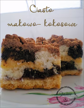 Ciasto makowo - kokosowe