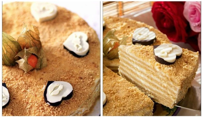 Pyszny miodownik - tort 