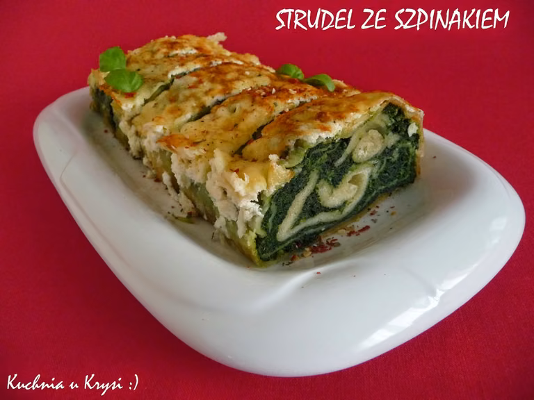 Strudel ze szpinakiem