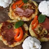 Pizzerinki na kalafiorowym spodzie