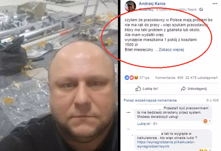 Wyliczył na Facebooku ile minimalnie powinien zarabiać Polak! Post wzbudził kontrowersje