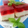 Sernik na zimno z malinami (z serka mascarpone)