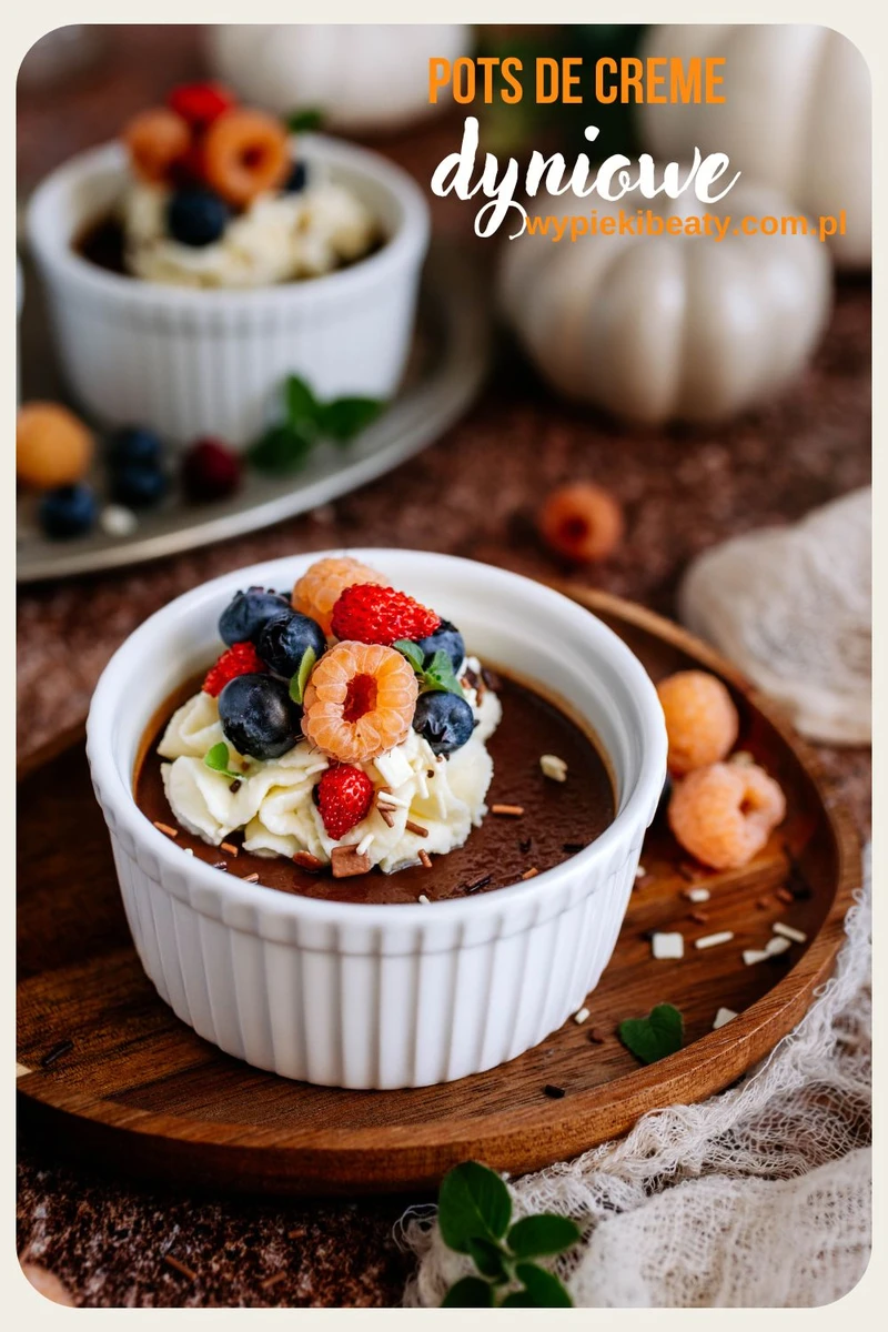 Dyniowe pots de creme