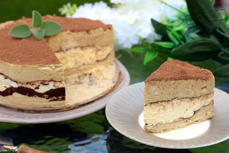 Serniczek kawowy a'la Tiramisu - bez pieczenia