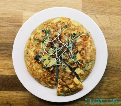 Hiszpańska tortilla z warzywami