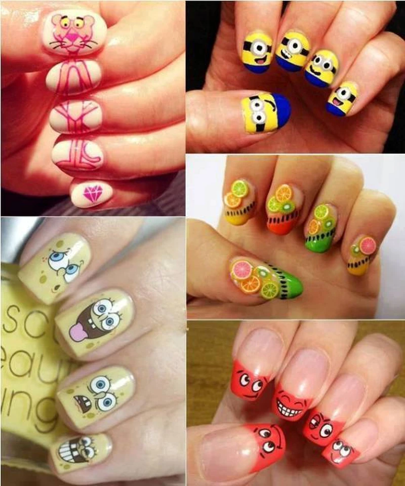 Manicure z humorem