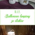 DIY Balkonowe lampiony ze słoików