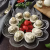 Jajka faszerowane pieczarkami.