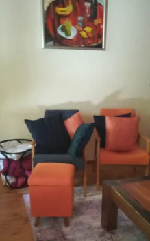 jak zrobić ze starej pufy podnóżek, taboret