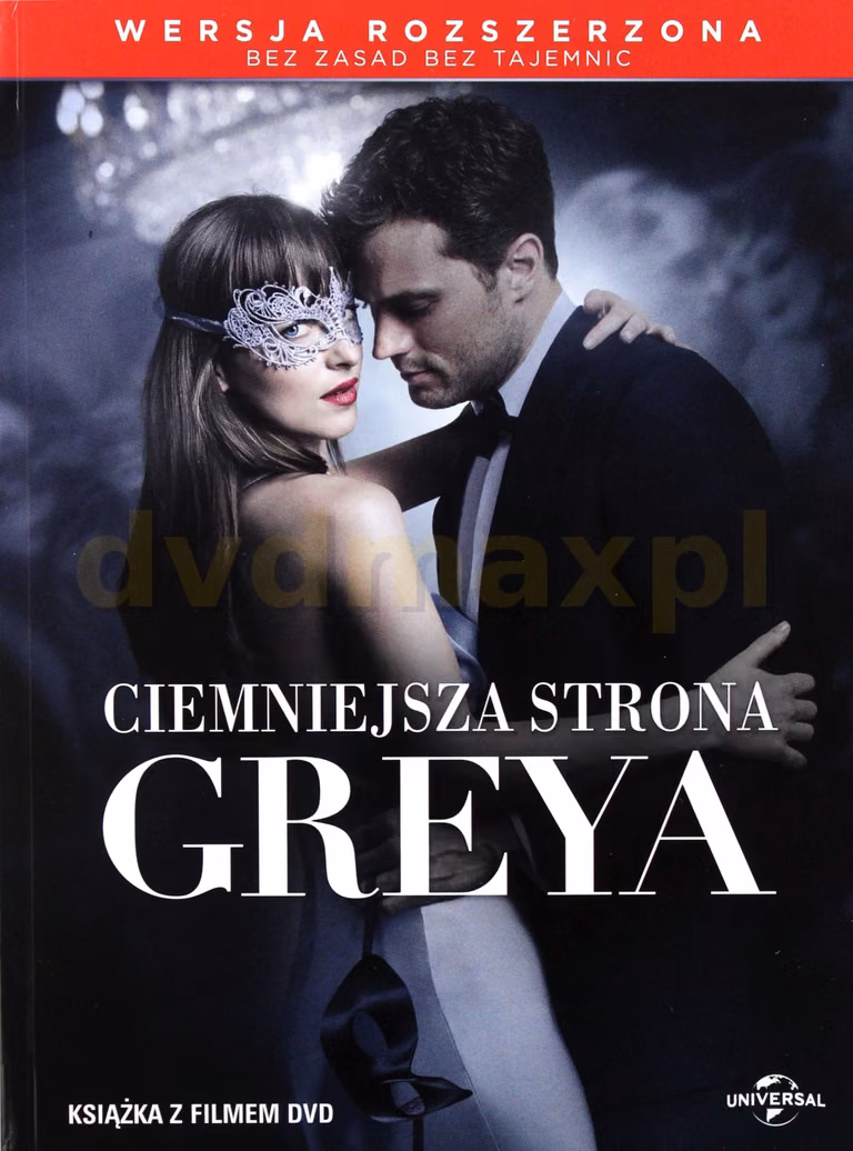 "Pięćdziesiąt twarzy Greya” i „Ciemniejsza strona Greya” – pakiet DVD doskonałym pomysłem na prezent