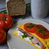 Biszkoptowy omlet śniadaniowy