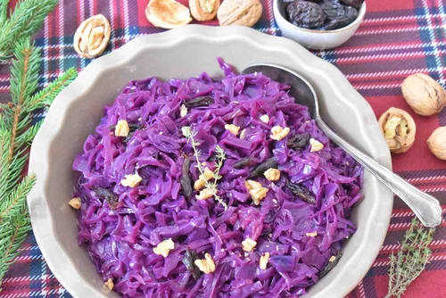 Czerwona kapusta w wersji świątecznej