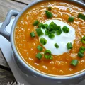 Słodko-ostra zupa krem z batatów z nutką chilli