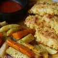 Zdrowy obiad - nuggetsy z kurczaka z kaszą jaglaną + warzywne frytki