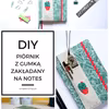 DIY Piórnik z gumką zakładany na notes bullet journal