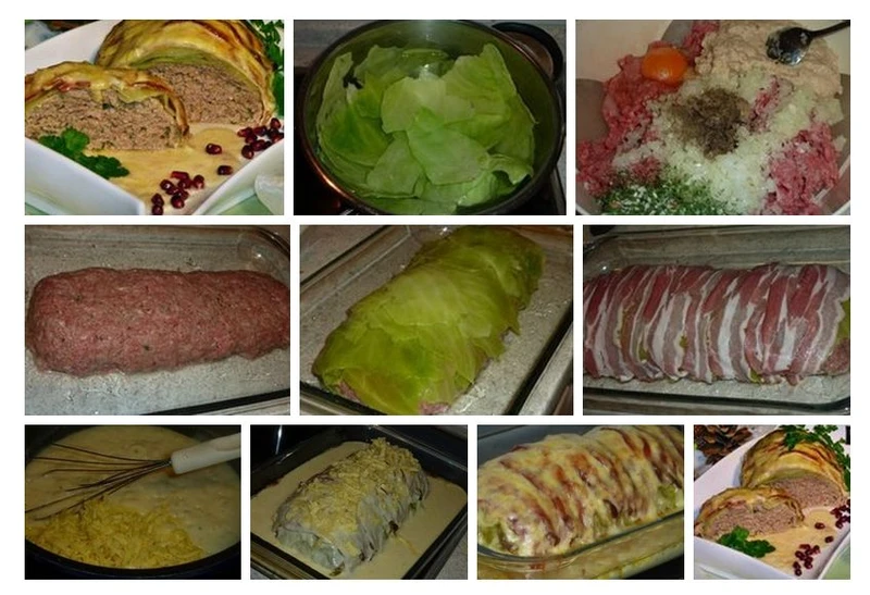 Pieczeń z mięsa mielonego