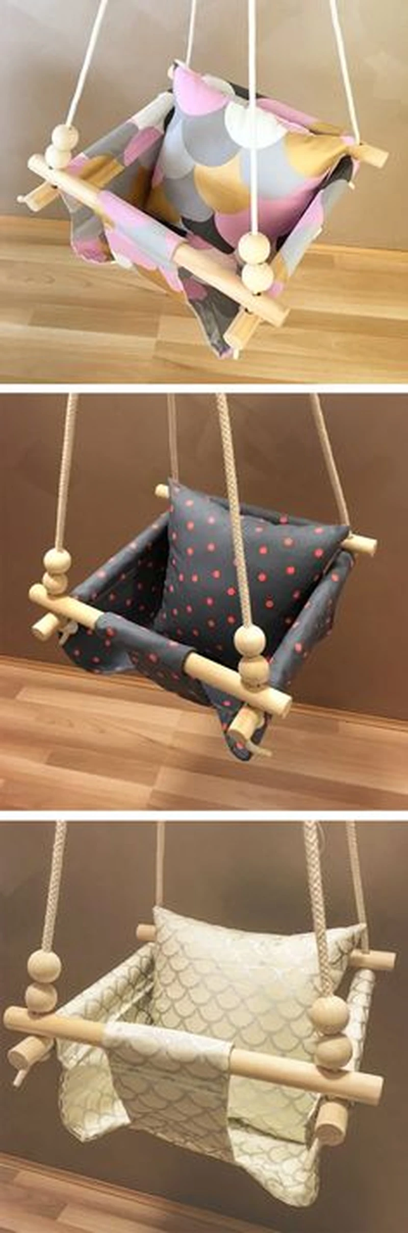 Huśtawka dla dziecka- DIY