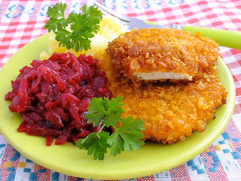 filet z kurczaka w płatkach kukurydzianych