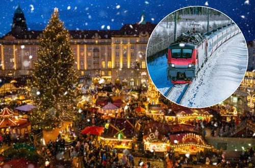 Pociągiem zamiast samolotem! Ruszają połączenia na cudowne jarmarki bożonarodzeniowe w Europie