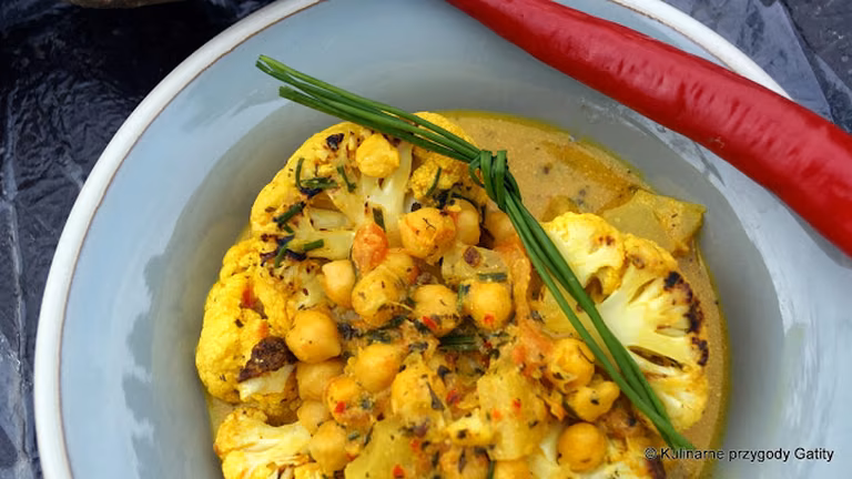 Keralskie curry warzywne według Jamiego Olivera