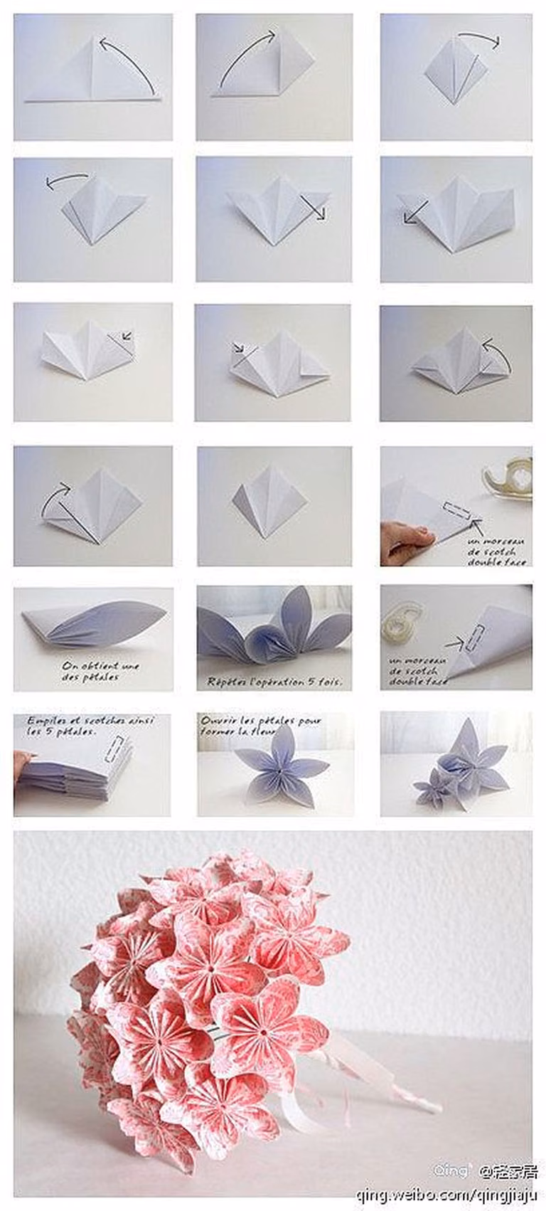 Bukiet z papieru