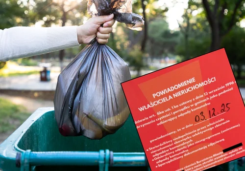 Czerwone naklejki na koszach na śmieci! Coraz więcej osób dostaje takie powiadomienia