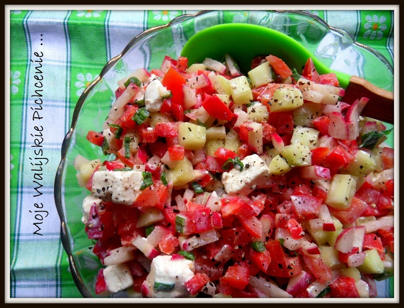 Sałatka z serem feta