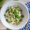 Risotto groszkowo-bazyliowe