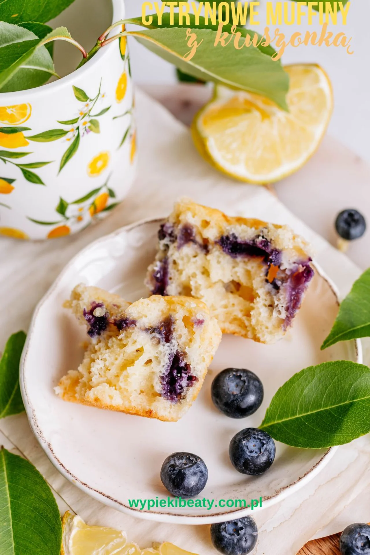 Cytrynowe muffiny z mascarpone