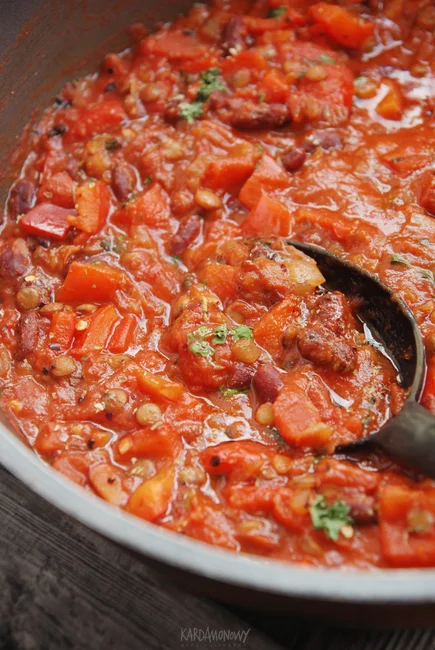 Chili sin carne z soczewicą