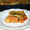 Lasagne z mięsem i pieczarkami
