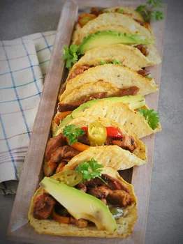 Keto tacos z fajitas (Paleo, LowCarb)