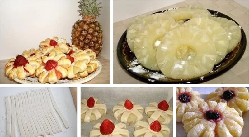 Ananas w cieście francuskim