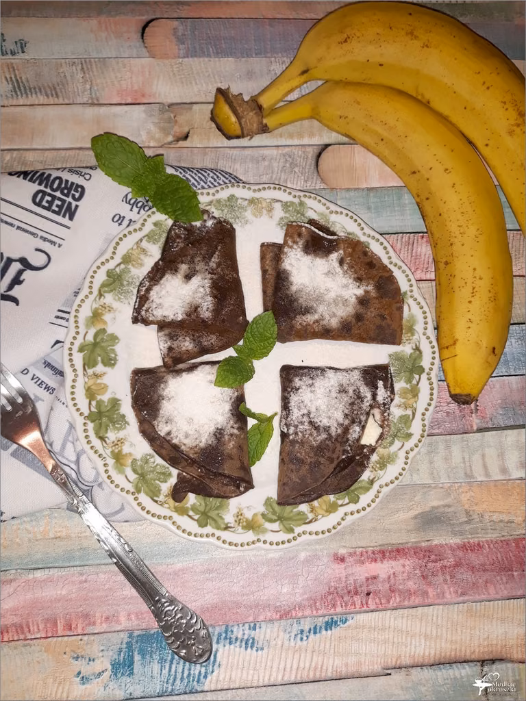 Proste czekoladowe naleśniki