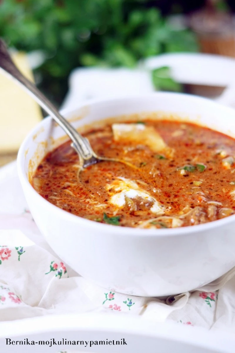 Zupa lasagne -lazania