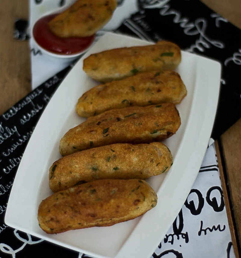Portugalskie krokiety z dorsza (Pasteis de Bacalhau)