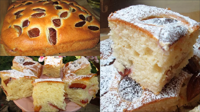 Ekspresowe ciasto ze śliwkami-pulchne i mięciutkie