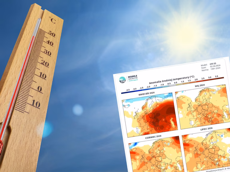 Szalony kwiecień i rekordowe temperatury! Niepokojąca analiza IMGW