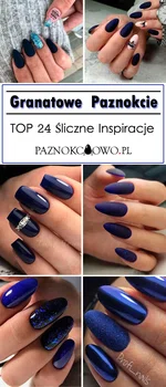 TOP 24 Śliczne Inspiracje na Granatowe Paznokcie – Musicie Je Zobaczyć!