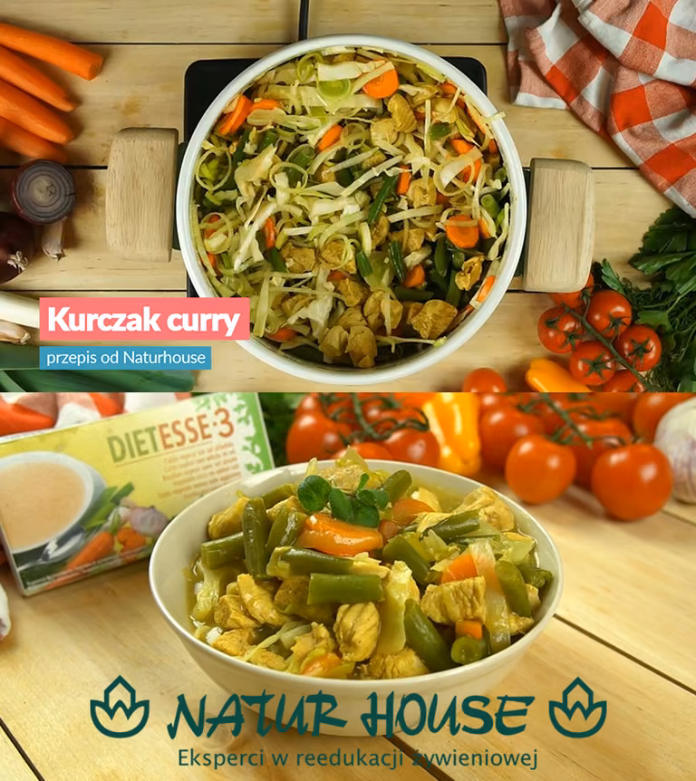 Kurczak curry - przepis od Naturhouse