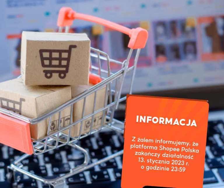 Shopee kończy działalność w Polsce! Jest oficjalny komunikat sklepu.