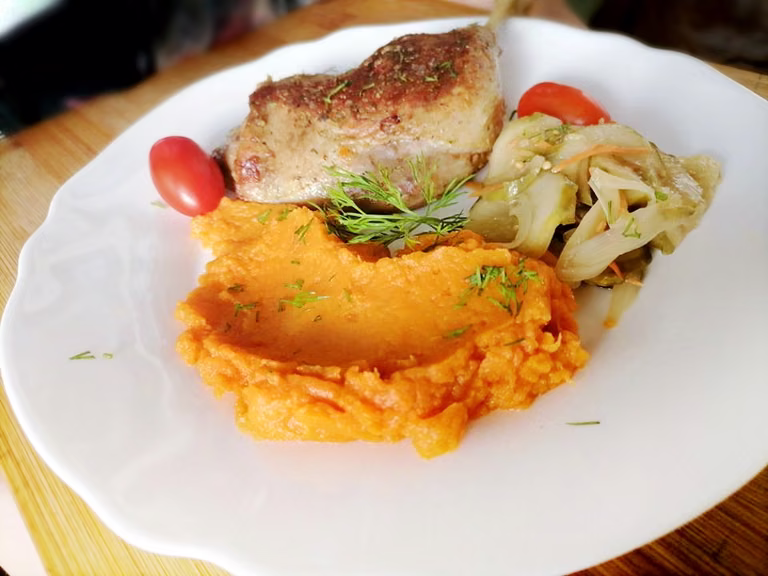 Puree z batatów