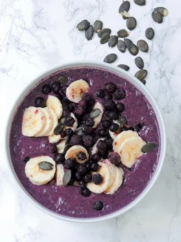 Wegańskie Smoothie Jagodowe