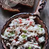 Pasta z makreli z marynowaną chili i szczypiorkiem