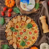 Tarta z dynią, serkiem kremowym, szpinakiem, łososiem