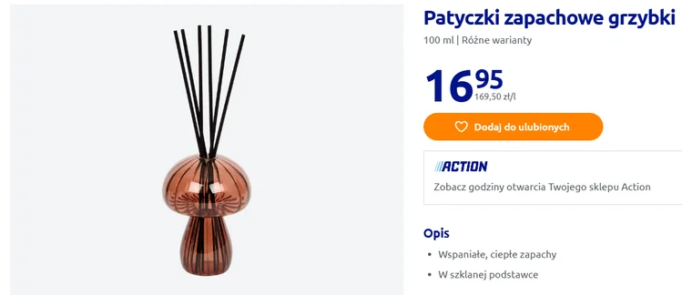Zdjęcie Zakochałam się w tym szklanym grzybku z Action za 17 złotych! Domowy terapeuta zapachowy, a wygląd jak z katalogu #1