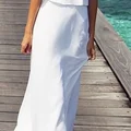 Elegancka biała sukienka