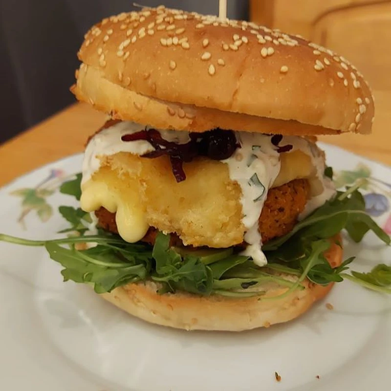 Burger bez mięsa.