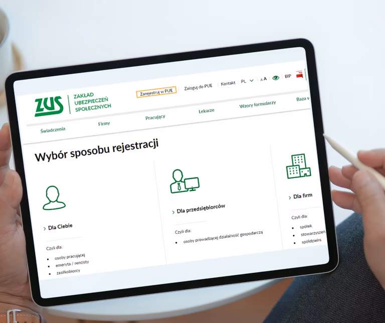 ZUS założy za każdego płatnika profil techniczny na PUE ZUS!